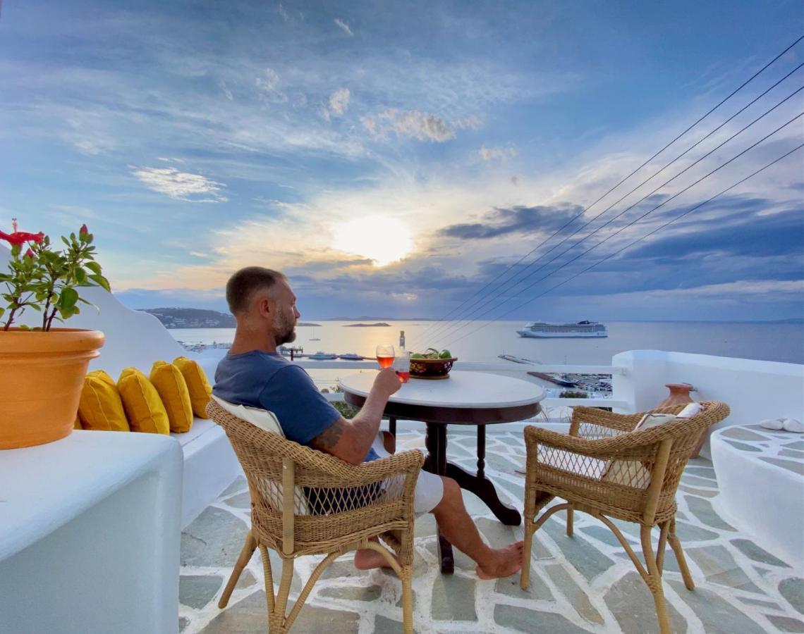 Anemones Sea View Apartment Mykonos Town Ngoại thất bức ảnh